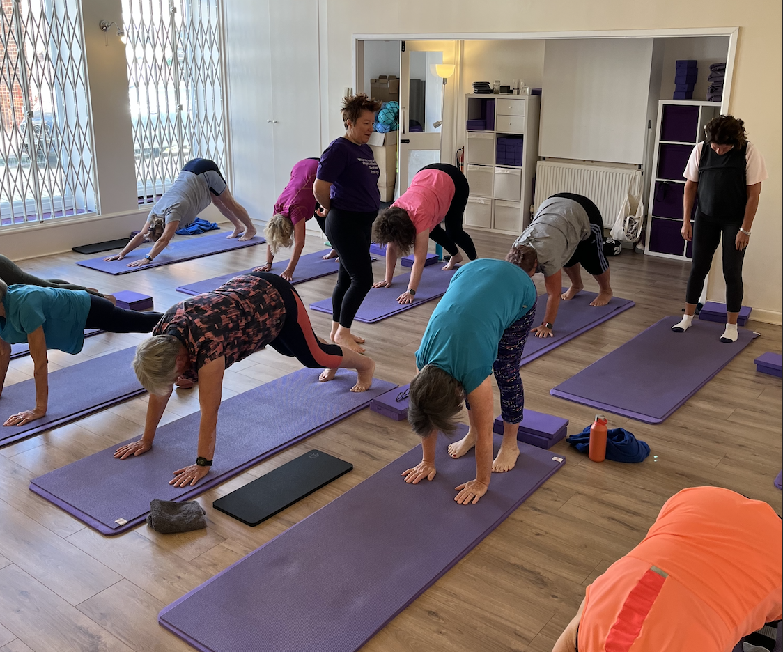 One of our classes at teh Hands on Health studio in Sheffield